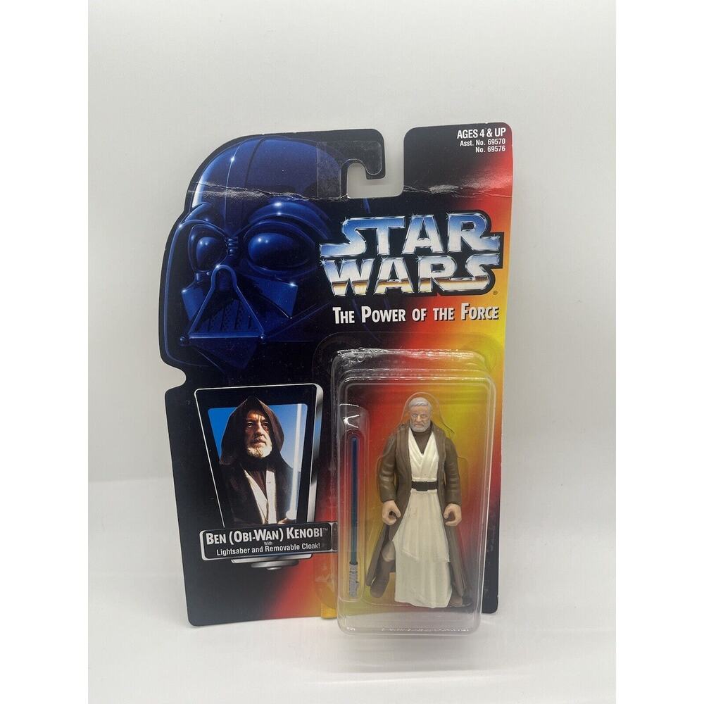 Star Wars Power of The Force Red Card Ben Obi-Wan Kenobi Kenner Figure